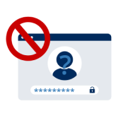 Icon for reporting fraud