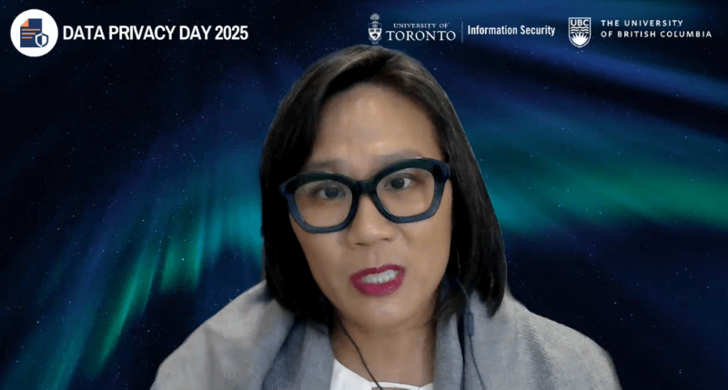 Dr. Wendy H. Wong at the Data Privacy Day virtual panel