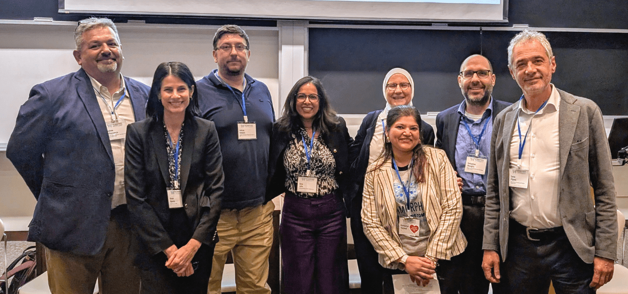 A group photo with members of ITS’s Information Security team at the conference
